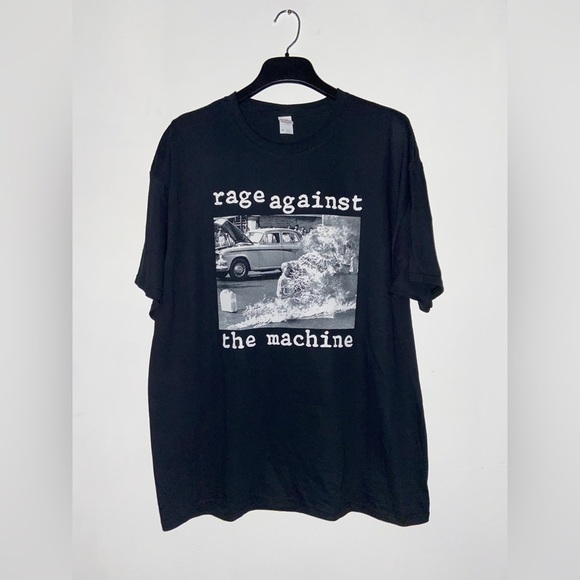 Rage Against The Machine Album Cover Tee XL Band Merch 1/1 custom oversized UNI​ - Picture 5 of 5
